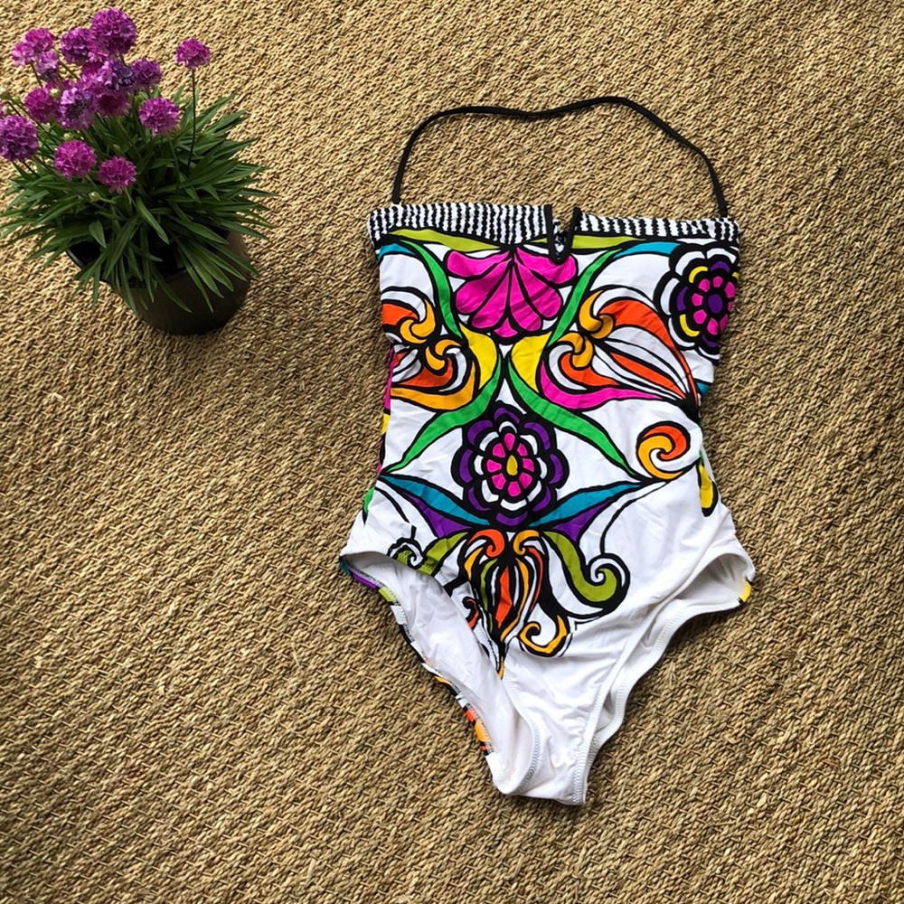 Trina Turk Bathing Suit One- Piece Size 12 NWOT